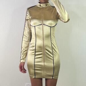Gold Bodycon Dress
